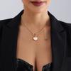 Аксессуары Простой Геометрический Белый Любовь Имитация Перламутра Цепочка на Ключицу Ожерелье Кисточка Бабочка Ожерелье