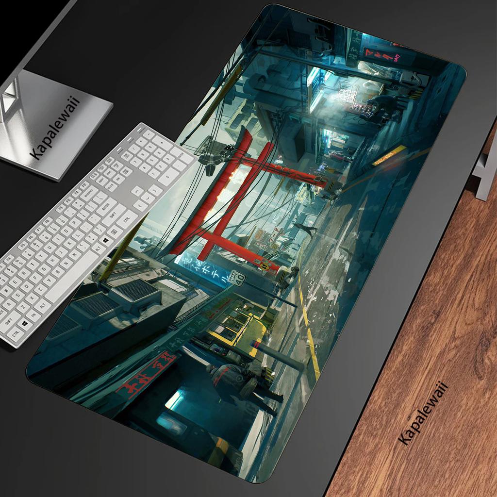 Japanese Landscape Pc Gamer Mouse Pad Gaming Mousepad XXL Large Rubber Desk Mat Notebook Keyboard Pads Speed Mouse Mat 400x900mm