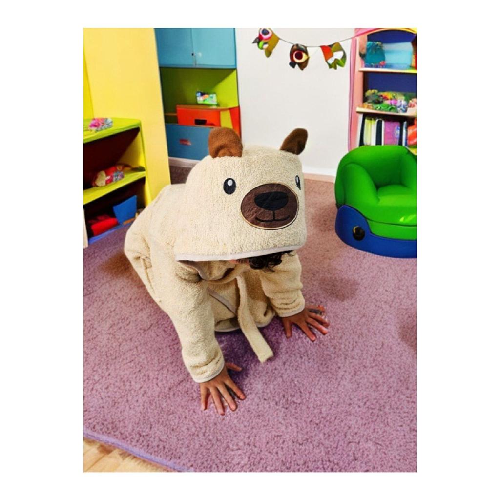 Girl's Boy's Bathrobe With Rabbit Ears