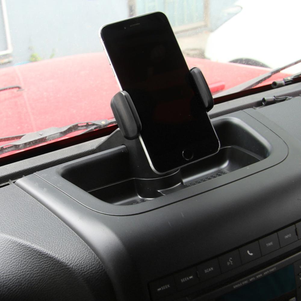 Mobile Phone Ipad Holder for Jeep Wrangler JK 2012 2013 2014 2015 2016 2017 GPS Bracket Dash Mount Holder Organizer