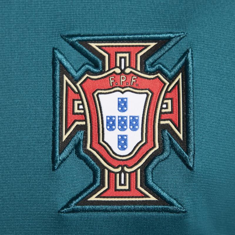 Nike Мягкая удобная влагоотводящая куртка с длинным рукавом Portugal Strike Мужские куртки Crystal-Blue FJ2352-381