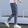 2023 Men's Trendy Stretch Slim Nine-Point Jeans for Spring and Summer