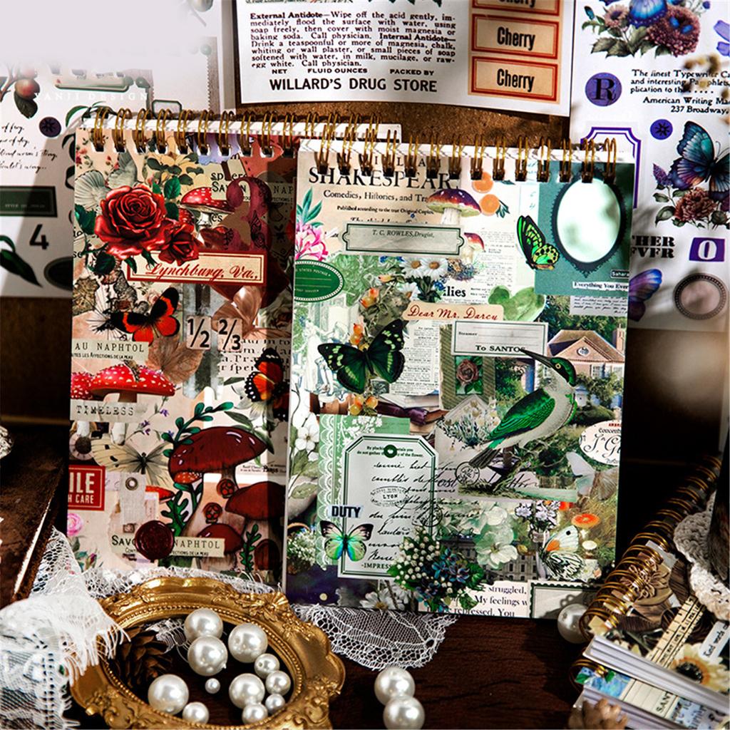 Ретро-наклейки для скрапбукинга Декоративные наклейки для скрапбукинга Эстетические наклейки для скрапбукинга Дневник-планировщик Журнал