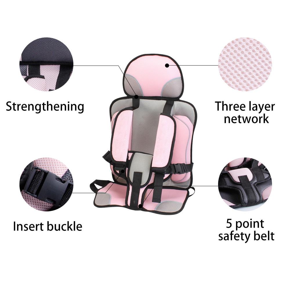 Infant Safe Seat Portable Baby Safety Seat Chairs Updated Version Thickening Sponge Kids Car Seats