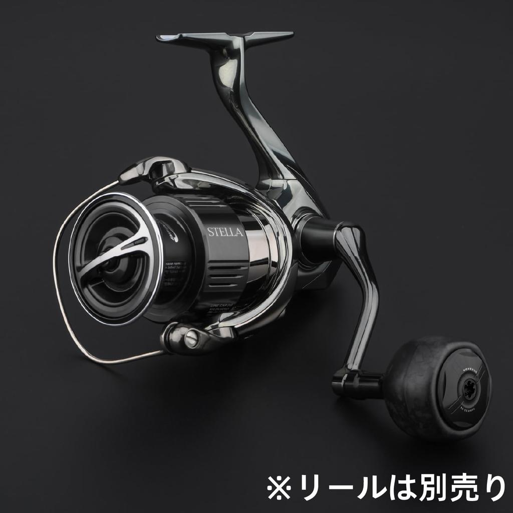 Ручка катушки Gomexus F38, круглая ручка из кованого карбона, 38 мм, сменная ручка Daiwa Type S Shimano Type A, катушка для спиннинга, совместимая с морскими