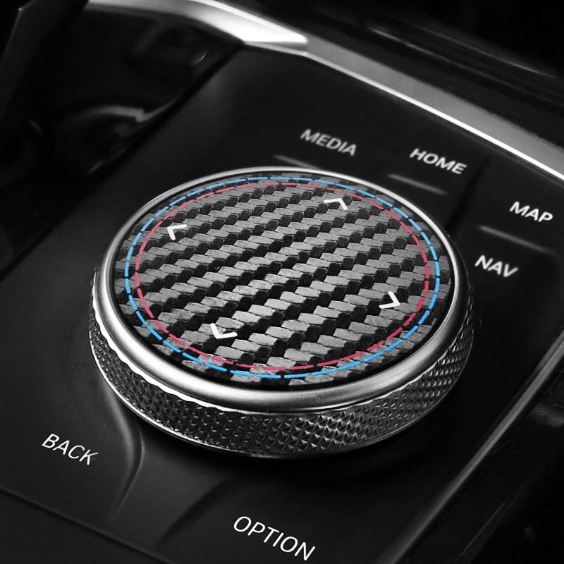 Для BMW серий F30 F20 G20 F10 F31 F32 F34 F36 1 2 7 X3 X4 X5 X6 i3 iX3 Z4 Из Алькантары Наклейки-акценты на ручку мультимедиа автомобиля