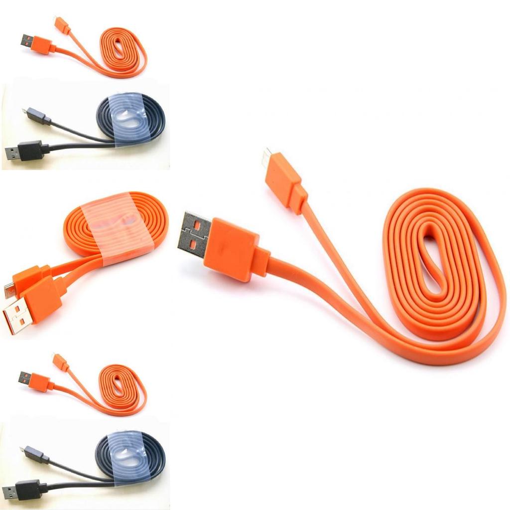 Versatile Speakers Micro Usb Fast Charger Flat Cable Cord For Charge 3+ Flip 4 Speaker Durable And Ideal Gift For Friends And Family