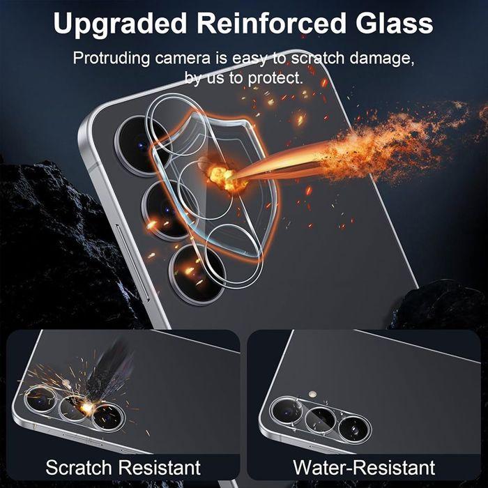 Film de Protection - BOOLING - Compatible Samsung Galaxy S25 FE - 3 Verres Trempés Caméra Arrière