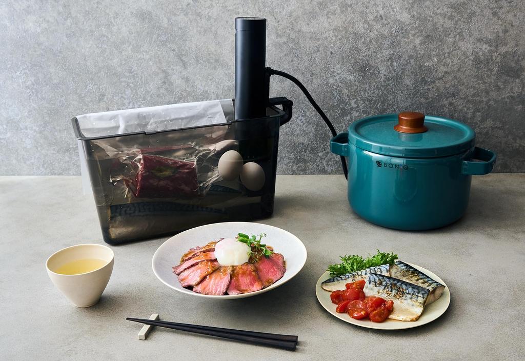 BONIQ Эмалевая дымчато-синяя кастрюля для пасты, глубокая кастрюля для приготовления пищи, прямой огонь, диаметр кастрюли IH 22 см, высота 19 см без крышки, низкотемпературная кастрюля для приготовления пищи, низкая