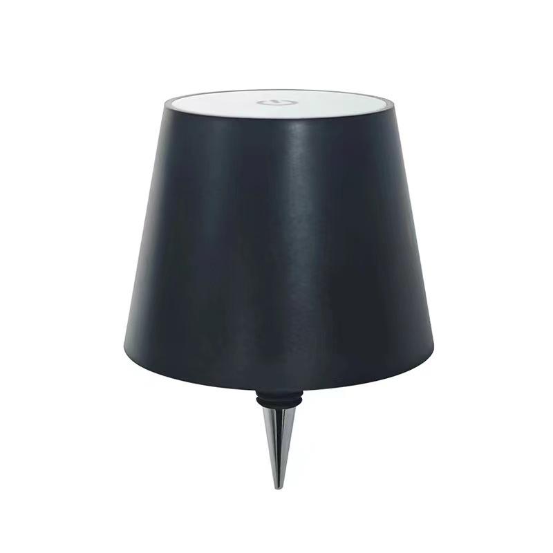 Лампа из винной бутылки с заостренным/круглым дном, креативная, со встроенной фарой, портативная, с регулировкой яркости, для декора бара, ресторана, кемпинга