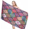 80 X 160 Cm Thin Lightweight Mandala Microfibre Towels Beach Towel Bath Towel Cotton Boho Quick Drying