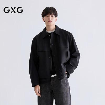 Мужская классическая куртка GXG свободного кроя с лацканами