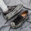 Модные Весенние Новые Универсальные Тканевые Толстая Подошва Увеличивающие Рост Повседневные Спортивные Супер Горячие Повседневные Мужские Кроссовки