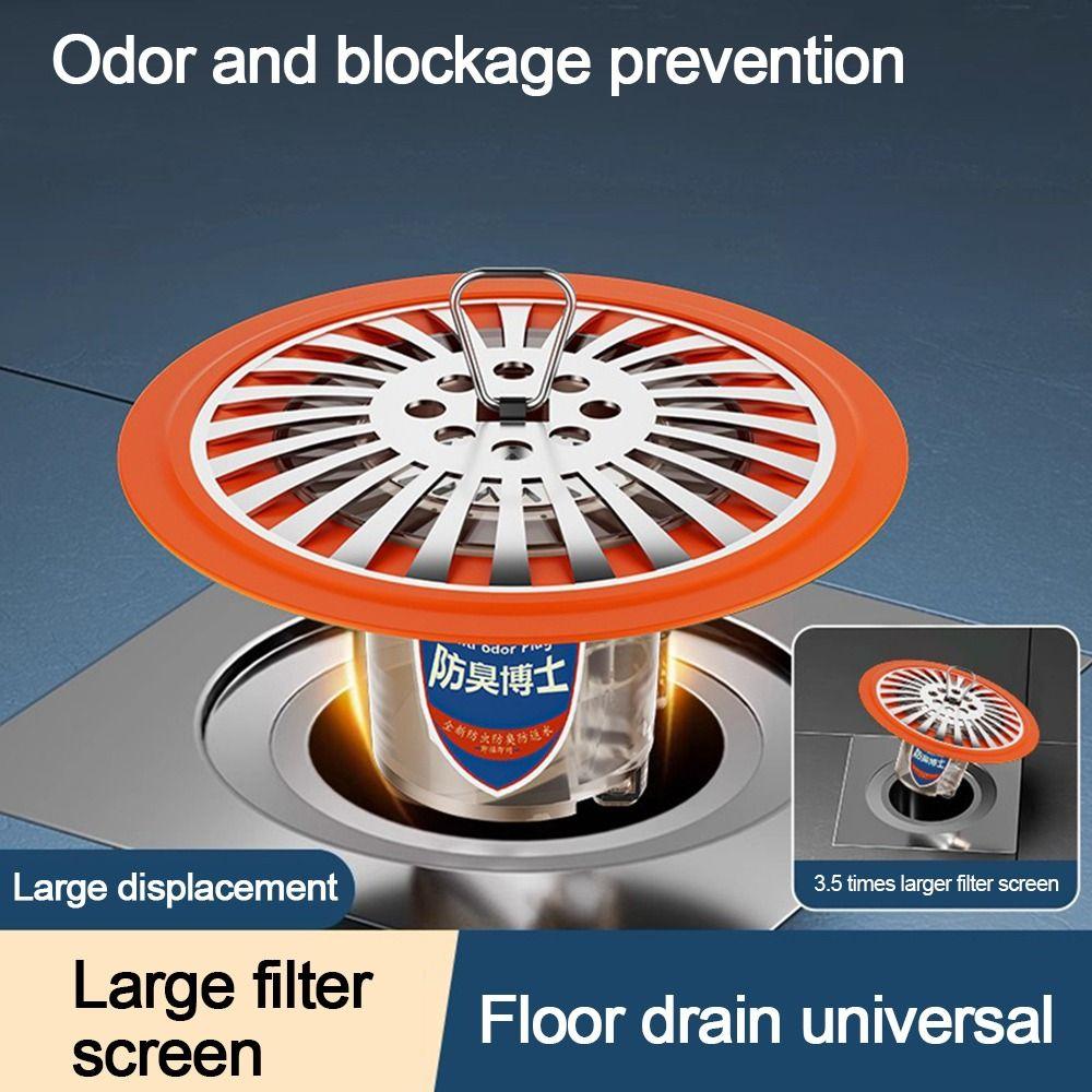Anti Odor Floor Drain Core Large Size Easy Install Removable Seal Stopper Insect Proof Odor Control Basin Drain Filter