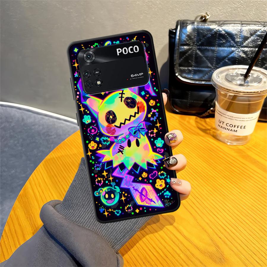 Смешная Чехол-накладка для телефона Pokemon Mimikyu для Xiaomi Poco F8 M3 M4 M7 Pro F1 C71 M5 F3 C50 C75 X3 X4 X5 X7 Pro C61