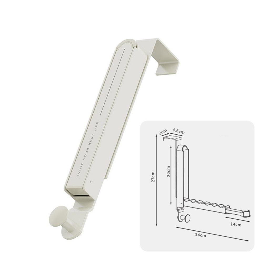 Heavy Duty Folding Clothes Drying Rack No Drilling Clothes Storage Hook Cabinet