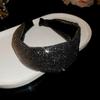 Face Wash Wide Edge Hairband Headwear Blingbling Hair Hoop Sweet Rhinestone Headband  Kids
