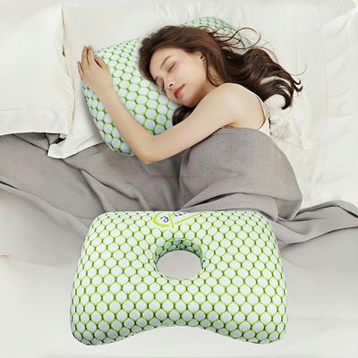 Ear Piercing Pillow Soft Foam Cushion Side Sleeper Pillow for CNH Pain Relief Home Salon
