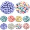 Exquisit Macarone Color With Hole Beading Materials Bracelet Necklace Making 10Pcs Fashion Multicolor Crafts Acrylic Loose Beads Manual Accessories