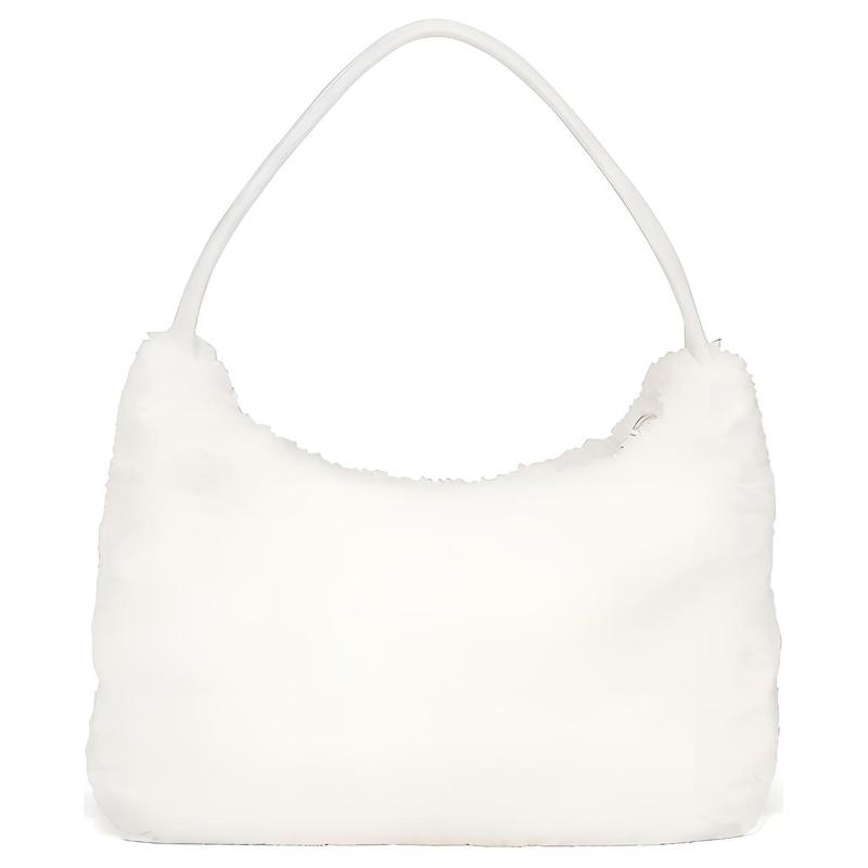 Prada Re-Edition 2000 zipper closure fabric armpit bag handbag hand shoulder bag women's white