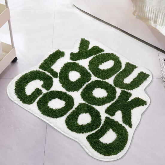 Коврик для ванной, противоскользящий коврик для ванной комнаты, супермягкий водопоглощающий ультратолстый коврик для стирки