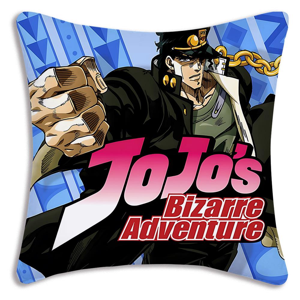 Милые наволочки JoJo's Bizarre A-Adventure Мультяшные Декоративные для Дивана Дома Двусторонняя Печать Короткий Плюш Милая Наволочка