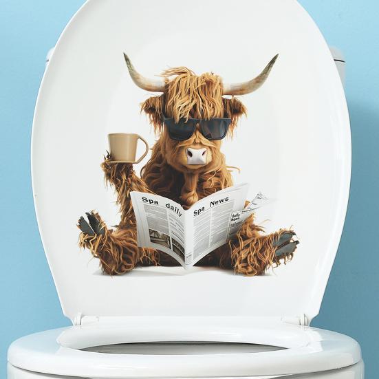 Газеты Як стикер для туалета съемный самоклеящийся водонепроницаемый ПВХ гостиная ванная комната стены