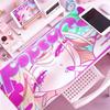 Милая Аниме Kitagawa Marin MMy DressUp Darling Коврик для мыши Большой Игровой коврик для мыши со прошитыми краями Утолщенный коврик для стола ПК