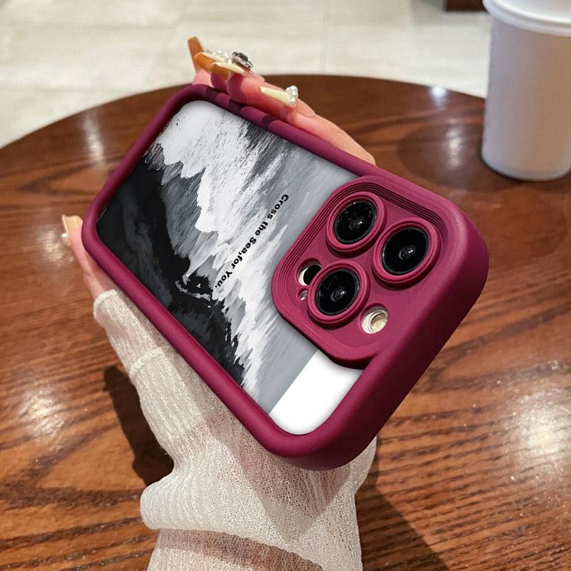 Модный модный чехол с принтом, гибкий мягкий силиконовый чехол из ТПУ, полная задняя крышка для Xiaomi Redmi Samsung Infinix