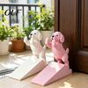 Милый декор для детской комнаты, дверной стопор в виде собаки, 3D-печатный клиновой стопор для нижнего предохранительного фиксатора двери спальни, нескользящий держатель, декоративный аксессуар-стопор