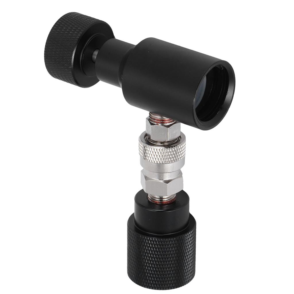 CO2 Cylinder Refill Adapter Soda Connector with W21.8?14 Fit for Soda Club Black