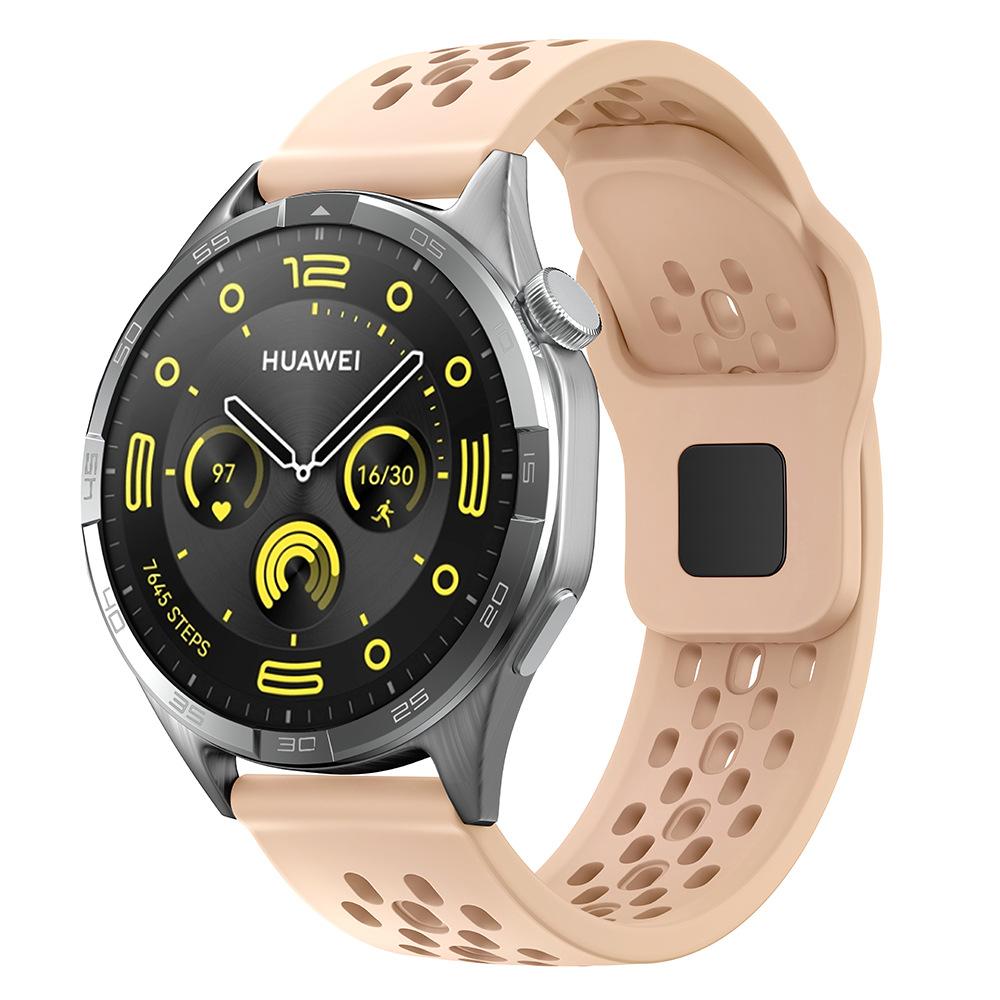 18 мм 20 мм 22 мм отверстие Силиконовый ремешок для Samsung Galaxy Watch 8 7 6 5 4 для Huawei GT5 4 3 GT2 pro браслет для Garmin Vivoactive 4 ремешок