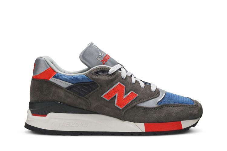 Men's Sneakers J. Crew x New Balance 998 Made in USA 'Grey Blue Orange'
