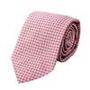 Dunhill Day Light 8cm Silk with Geometric Made In Italy Father's Men's Tie, Pink, Wide, 100% Texture, 23RPTW1B1680, [Product Code 23RPTW1B1680]
