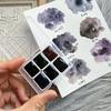 6 Colors 1ml White Night Collection Precipitation Color Master Level Solid Watercolor Pigment Portable Art Painting Supplies
