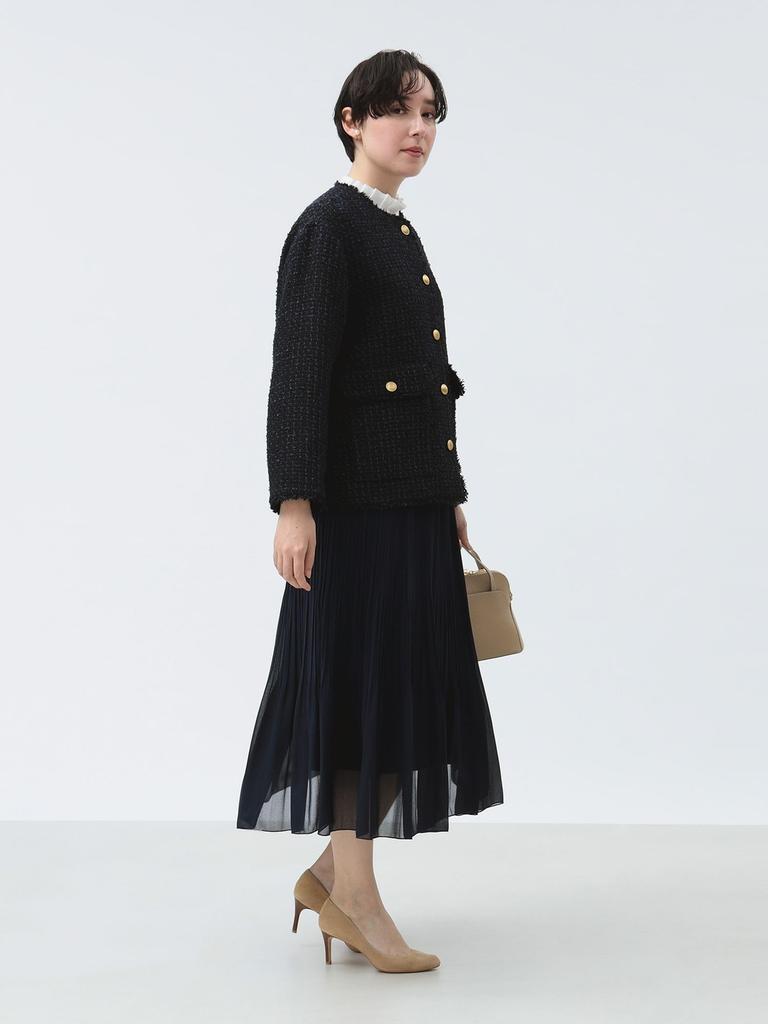 B:MING LIFE STORE by BEAMS Women's Poppy Pleated Skirt (S-M) ICE_GREY S