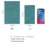 A5/A6 Soft Leather Diary Notebook Horizontal/Blank/Checkered Notebook Classroom Pocket 200pages Notebook