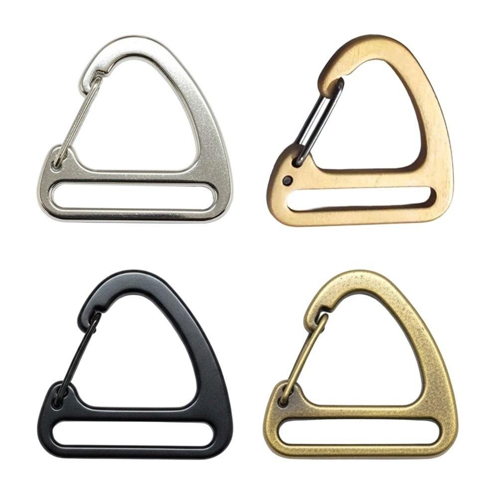 32mm Spring Quickdraws Clip 4 Colors Outdoor Hooks High Quality Triangle Carabiner Camping Hiking