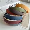 2PCS Frosted Solid Hair Band Plastic Hair Accessories New Resin Hairband  Woman
