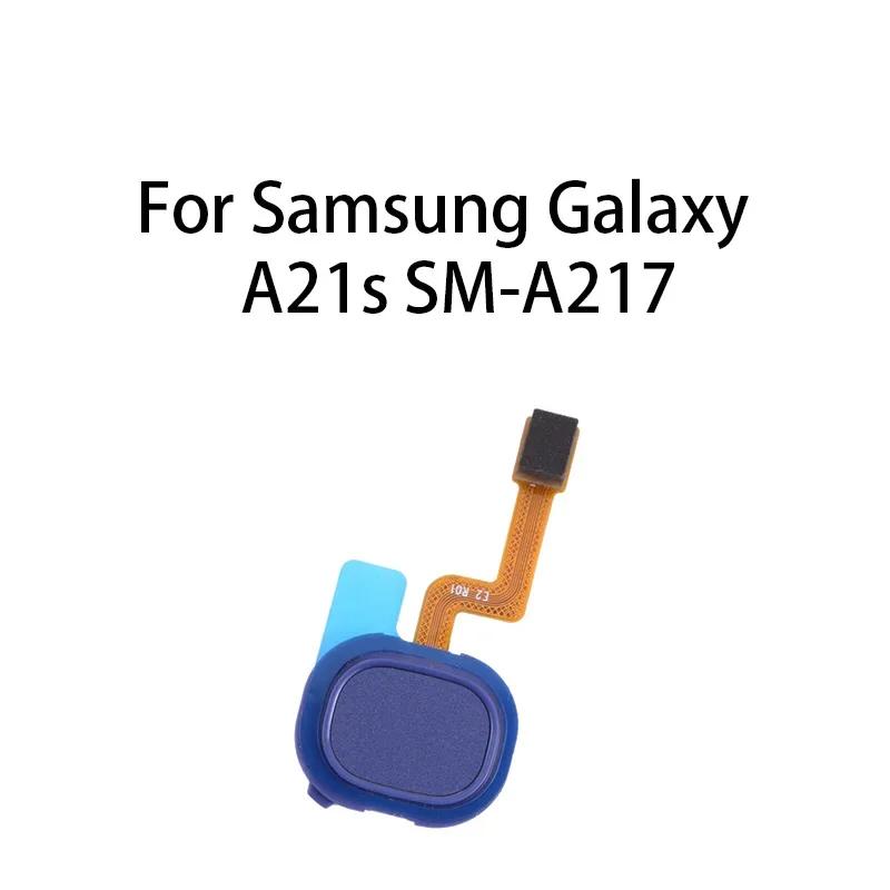 org Home Button Fingerprint Sensor Flex Cable For Samsung Galaxy A21s SM-A217