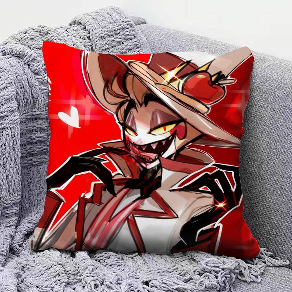 Hazbin HHotel Lucifer MMagne Pillow Covers Home Sofa Cushion Covers and Aecorative Custom