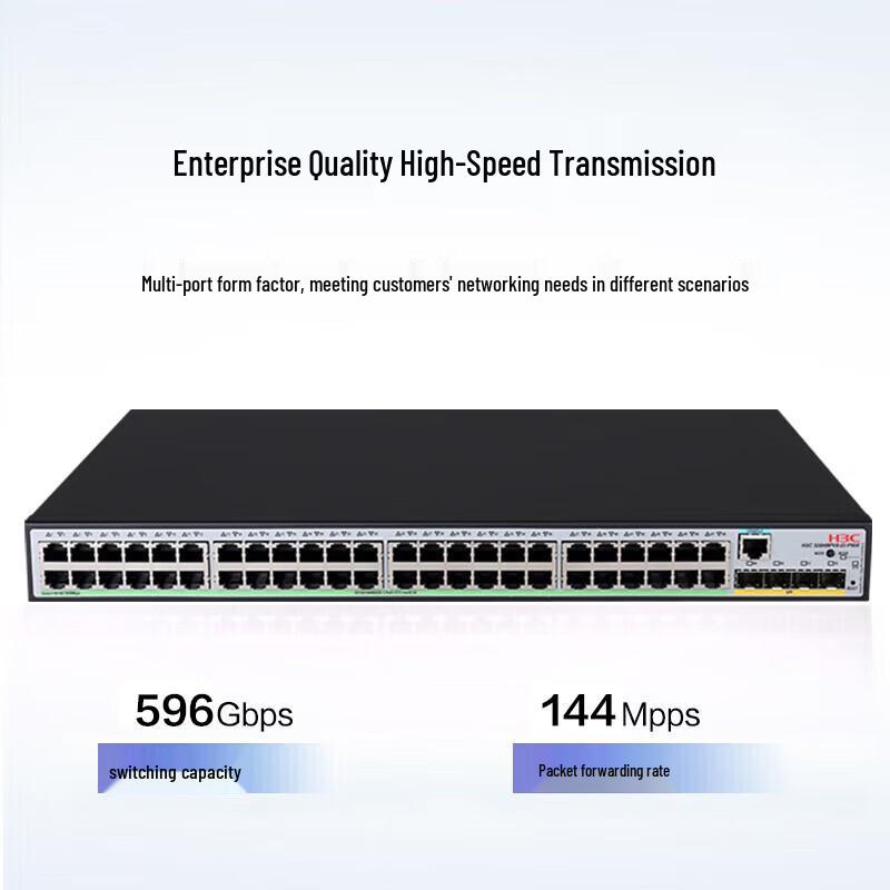 H3C S5048PV6-EI-PWR Gigabit PoE Managed Network Switch