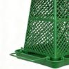 Wild Bird Feeders with Square Tray Squirrel-proof Large Bird Feeder Outdoor Decorations for Hummingbird Chickadee Garden Yard