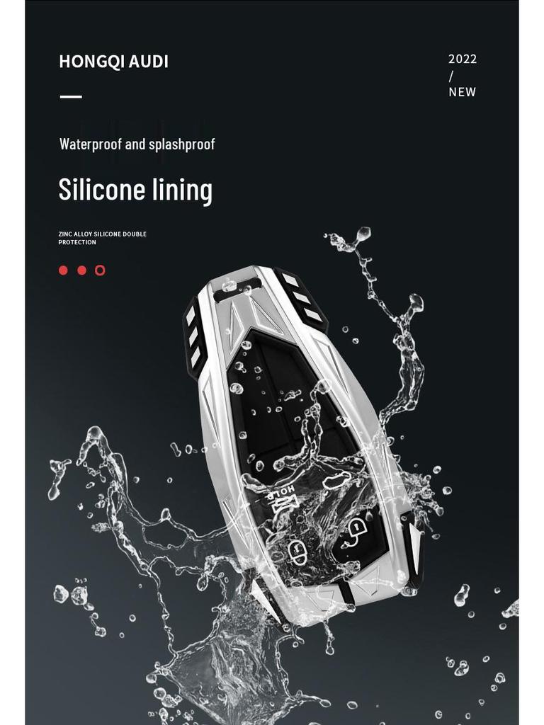 2022 Hongqi HS5/HS7/H9 Qixiang Edition Men's Mecha Key Case Cover