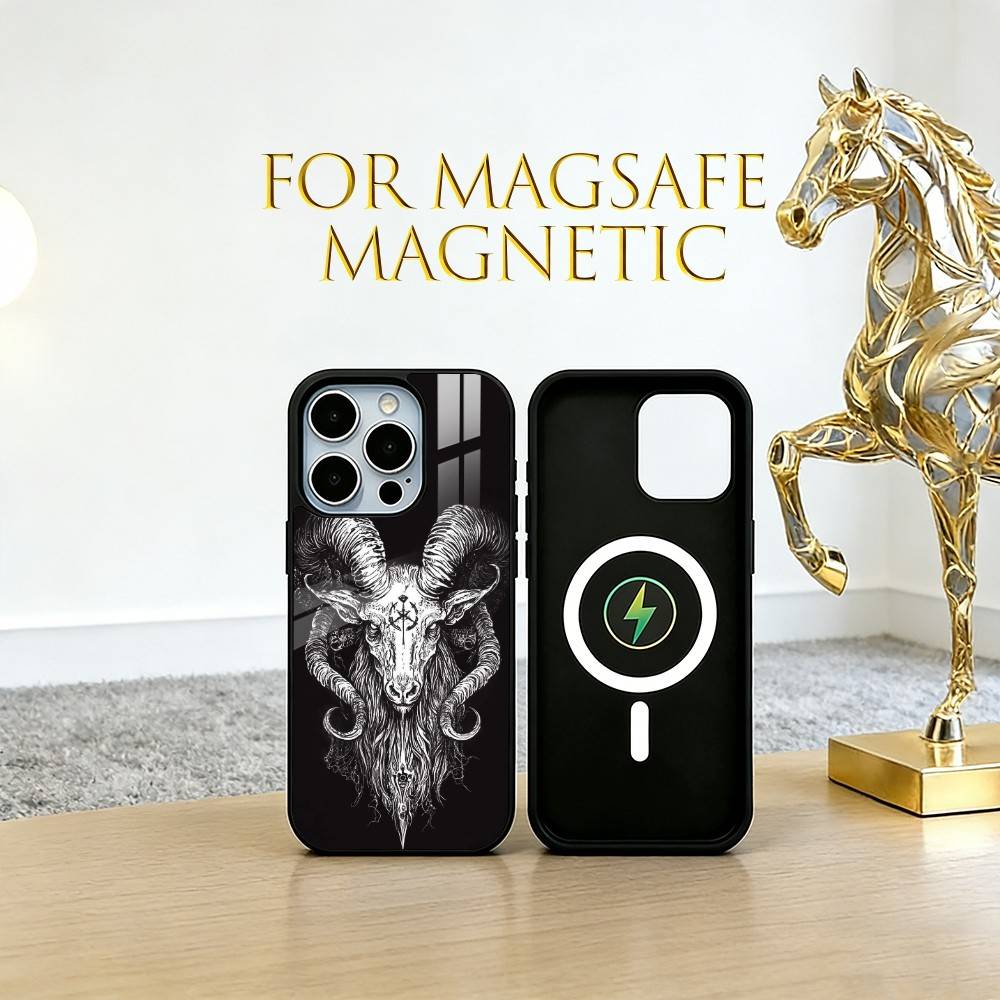 Warning sign Phone Case For iPhone17,16,15,14,13,12,11 Plus,Pro Magnetic with Magsafe Wireless Charging