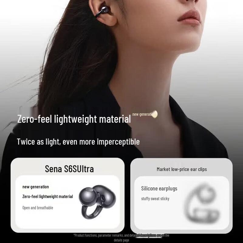 SANAG S6S Ultra Открытые спортивные Bluetooth-наушники с костной проводимостью и ИИ