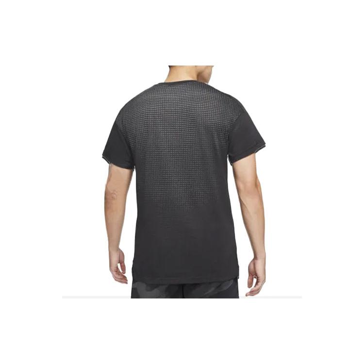 Nike Футболки мужские черные с круглым вырезом умеренного прямого кроя DD1829-010