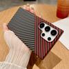 Ultra Thin Carbon Fiber Texture Magnetic For Magsafe Case For Samsung S25 S24 S23 S22 Note 20 Ultra 10 Plus Hard PC Matte Cover