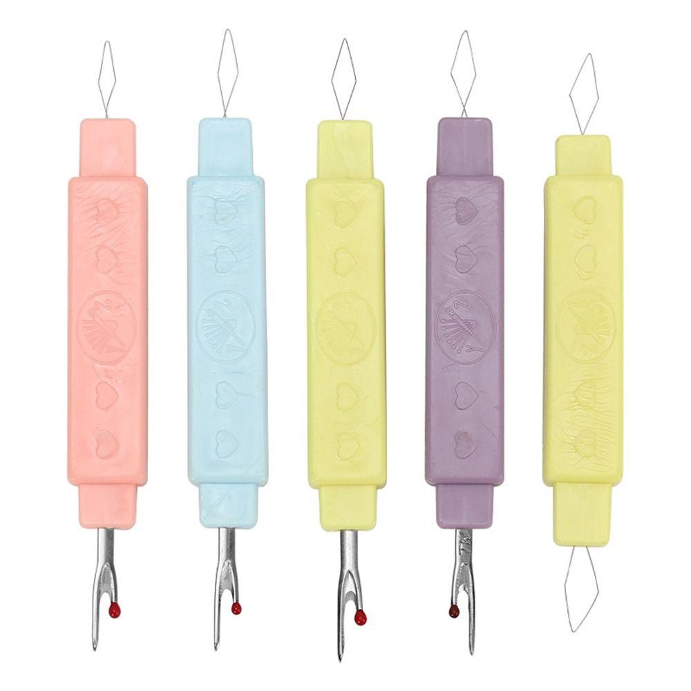 Пластиковая ручка для удаления ниток 2 в 1 Распарыватель швов Бытовой швейный вспарыватель швов