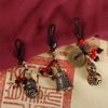 Auspicious Gourd Fengshui Brass KeyChains Jewelry Findings Keychain Components Car Keyring